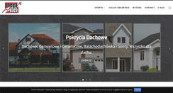 Desktop Screenshot of megadach.com.pl