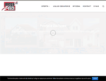 Tablet Screenshot of megadach.com.pl